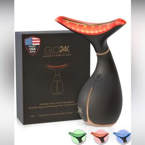 GLO24K Red Light Beauty Device for Face and Neck